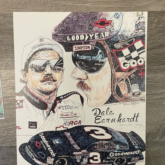 NASCAR Print Set of 6 for your Man Cave, Den or Bar  ! - Picture 5 of 8